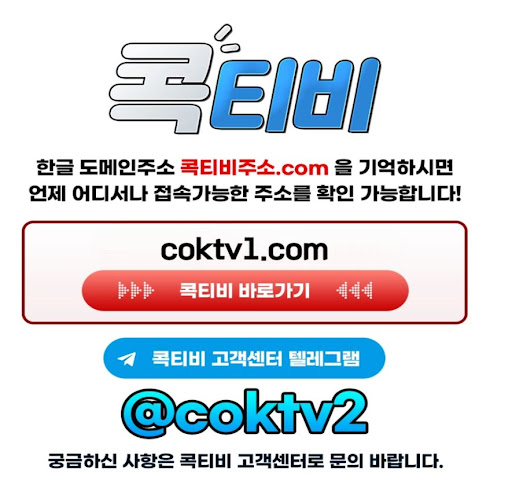 실시간 스포츠중계로 더욱 짜릿해진 응원의 현장 - 콕티비